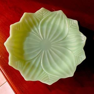 Vintage Fire King Jadeite Lotus Plate